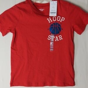 Cater's  Kid Hoop Star Boy's  T-shirt  Size 5